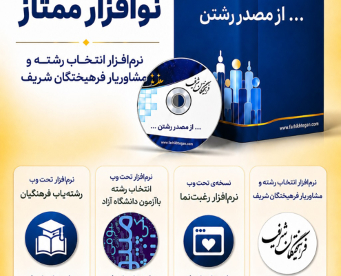 بسته نوافزار ممتازنرم افزار انتخاب رشته فرهیختگان شریف 1405