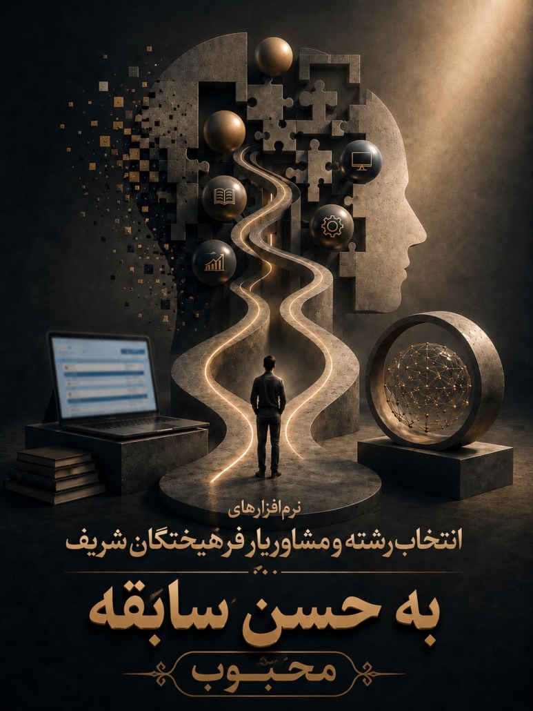 سابقه طولانی نرم افزار انتخاب رشته و مشاوریار فرهیختگان شریف نرم افزار محبوب مشاوران
